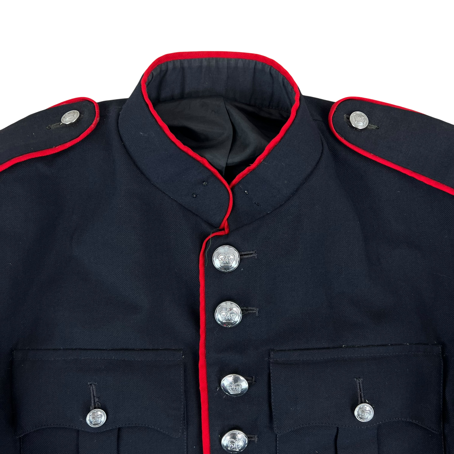 US Army / Marines USMC Dress Blues Blue-White Uniform Jacket - Medium