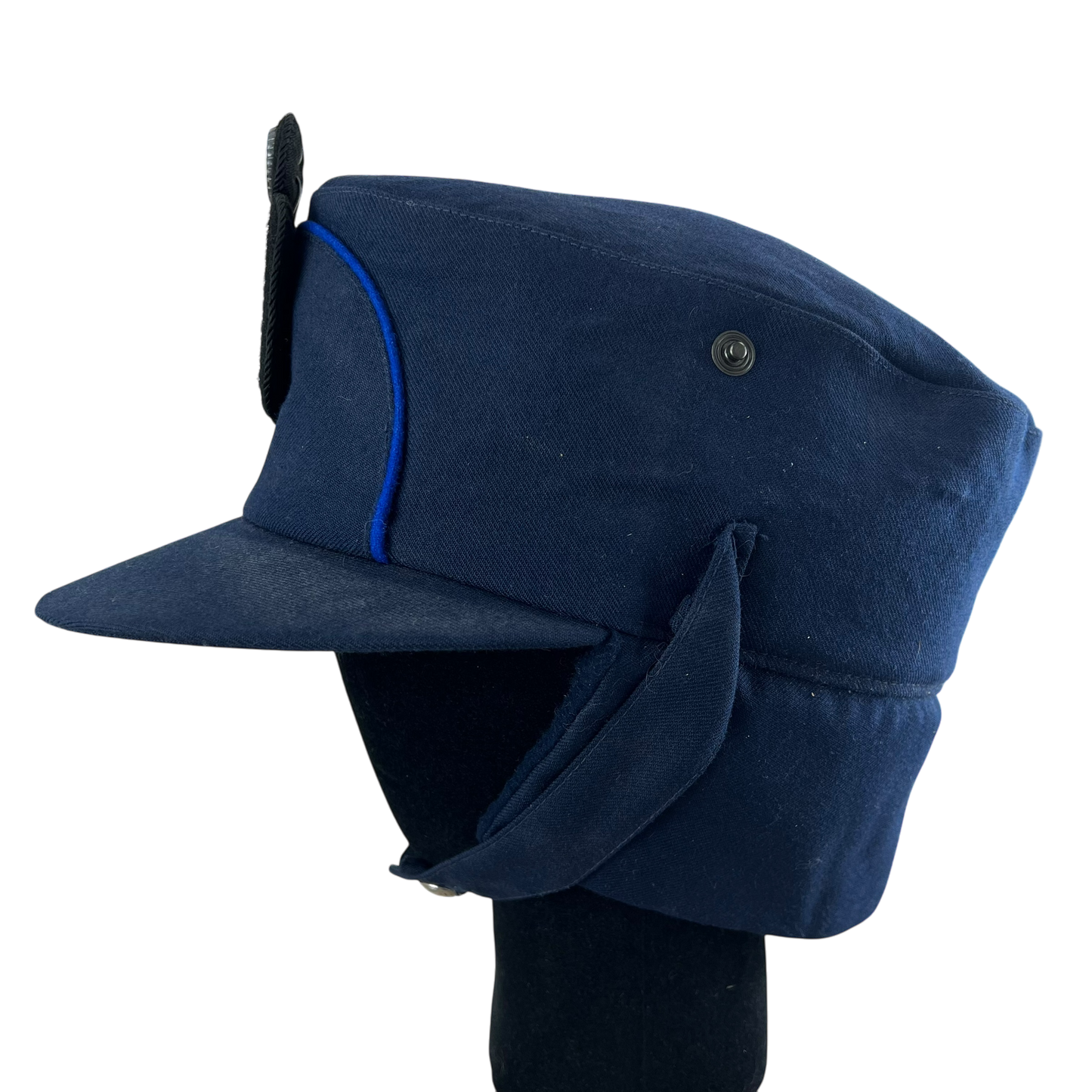 Finnish Police Winter Cap w/ Badge - Medium 58cm