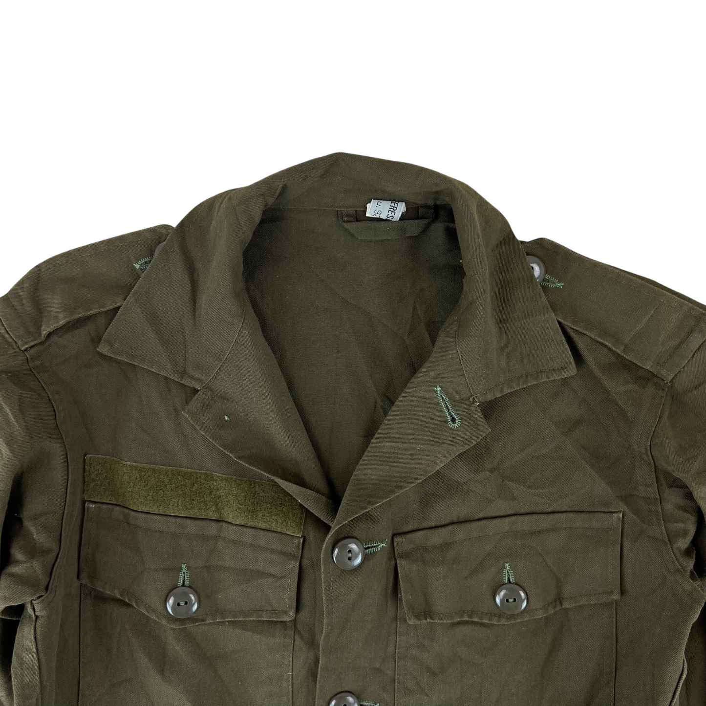 Austrian Army Olive Drab Long Sleeve Field Shirt - Small 88-92 III/IV