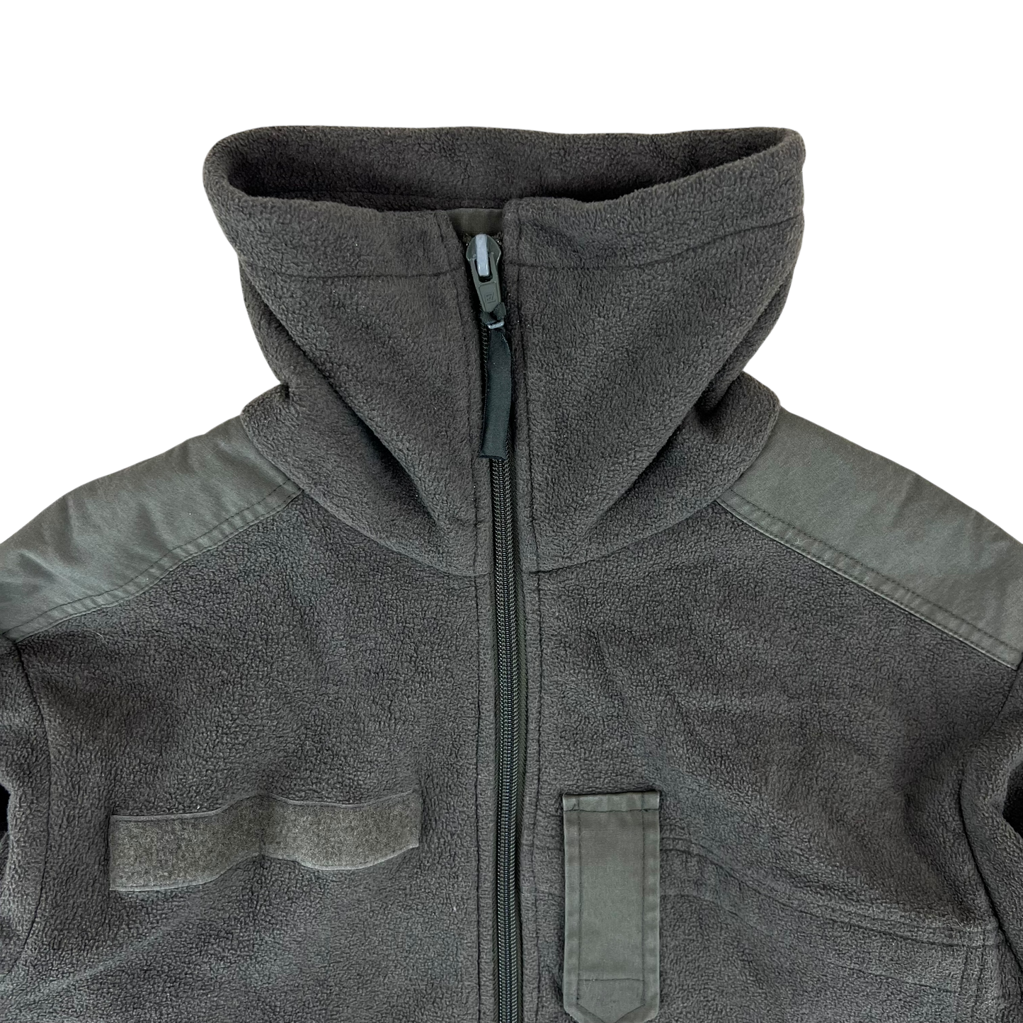 Austrian Army Olive Fleece Cardigan - Small 88-92 III/IV