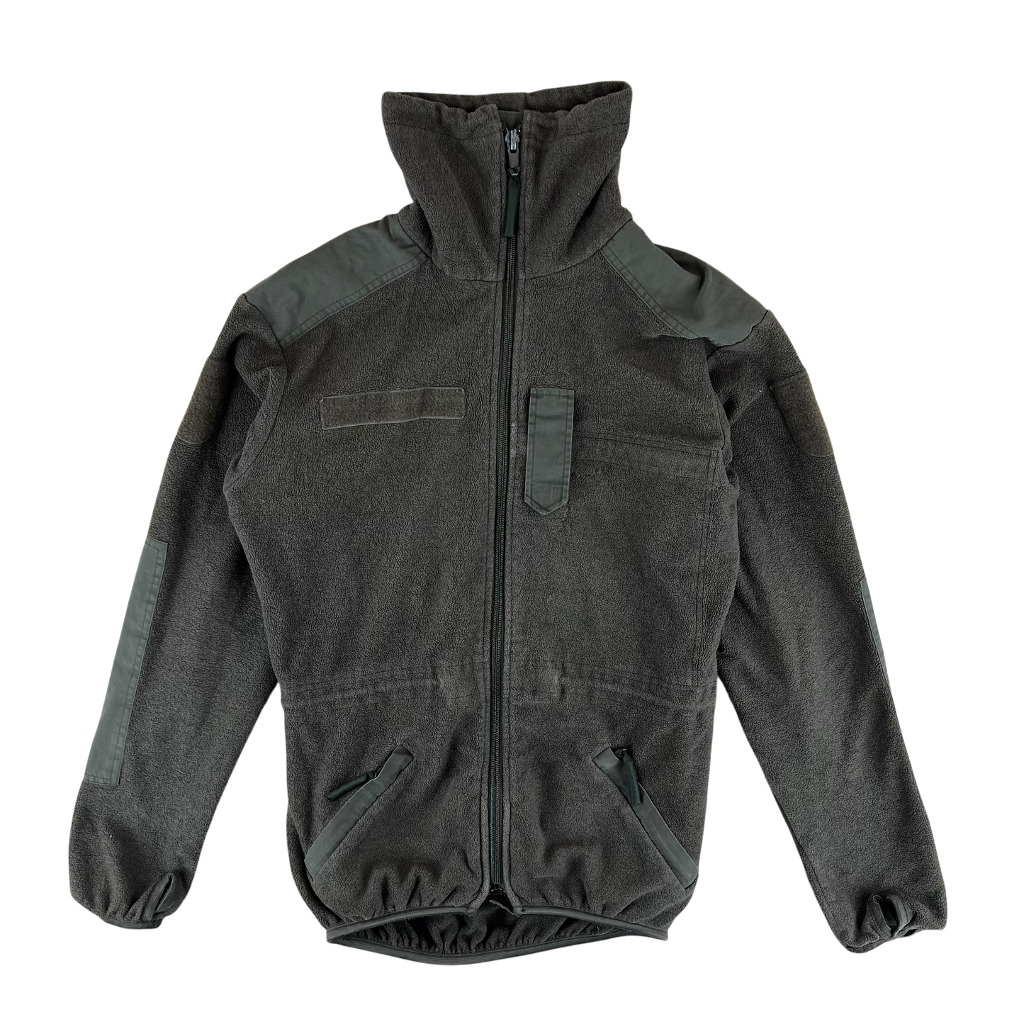 Austrian Army Olive Fleece Cardigan - Small 88-92 V/VI