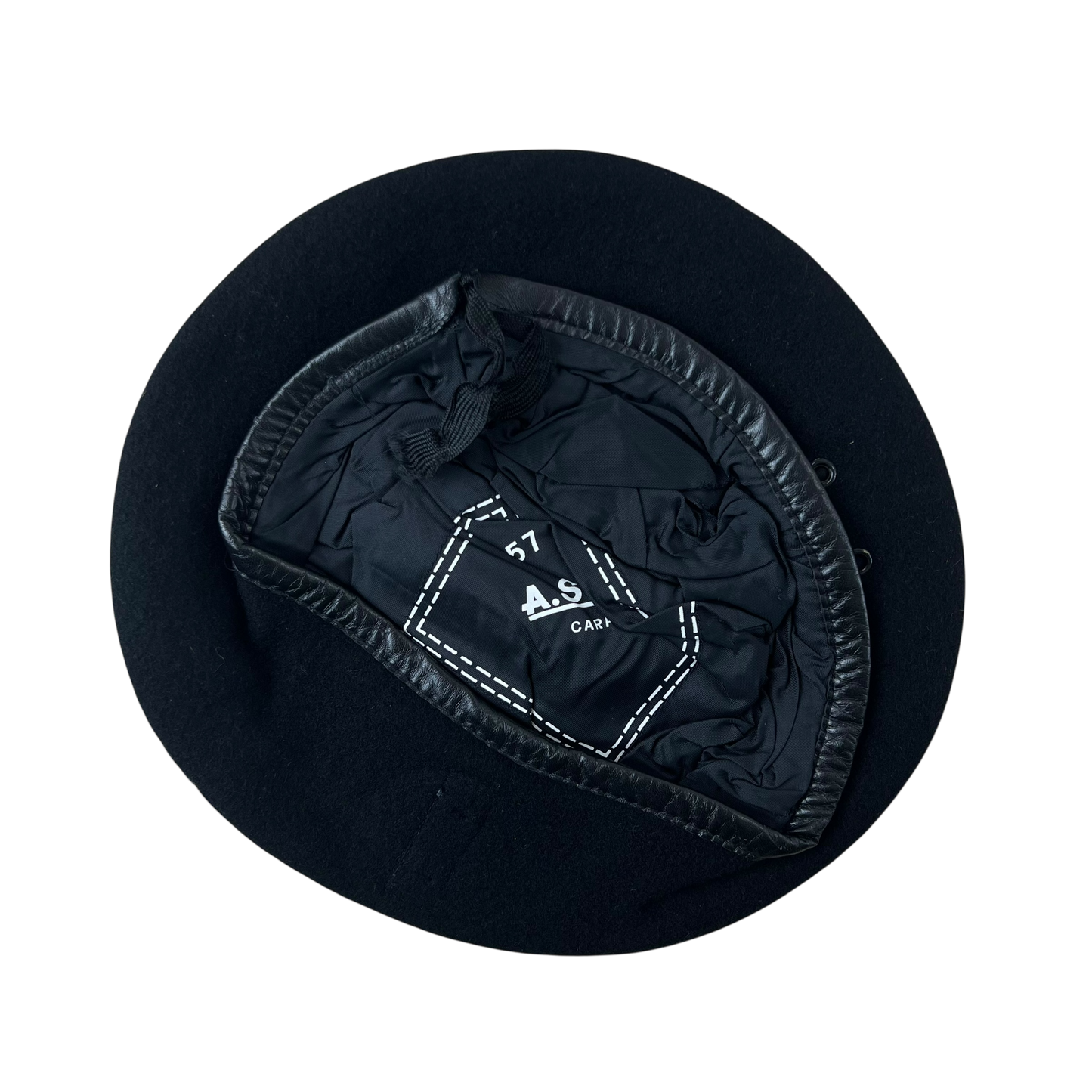 Finnish Navy M91 Black Beret - Medium 57cm