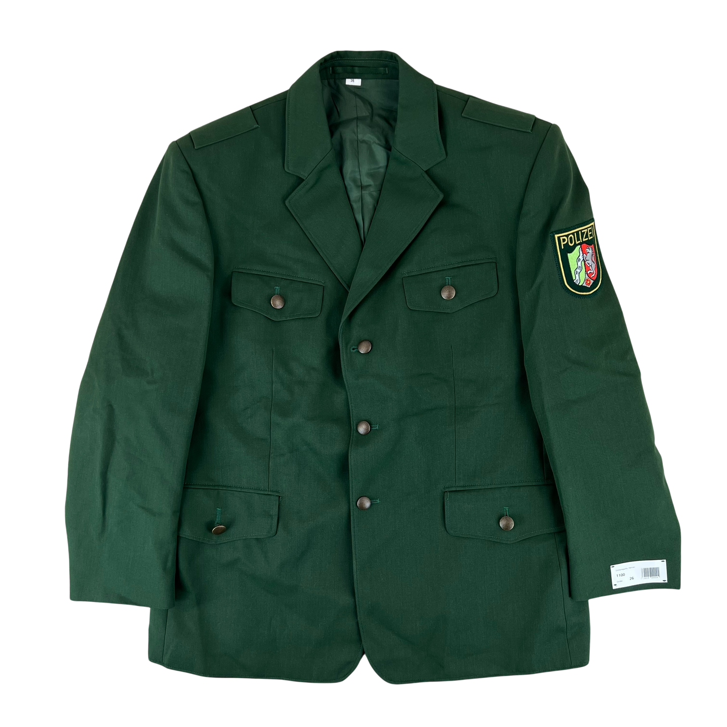 German Police Green Dress Jacket - X Large