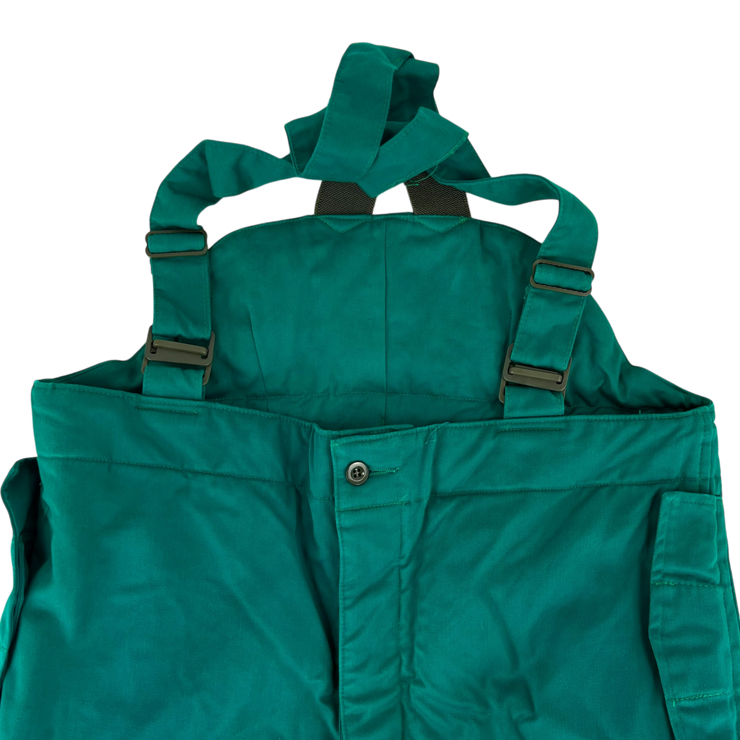 Austrian Army Thermal Insulated Green Blue Bib Overalls - Large 104-108 III/IV