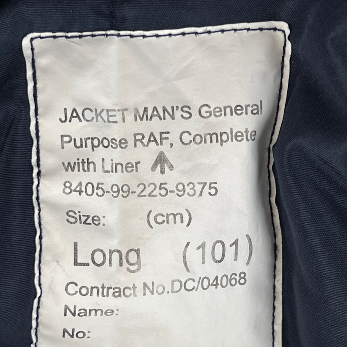 British RAF GP Bomber Jacket w/ Thermal Liner - Medium 101L