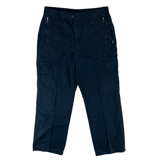 British Police MoD Black Utility Trousers - W35 L29.5