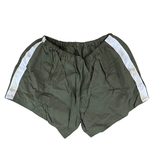 Czechoslovak Army 70's Olive PTI Shorts - Small