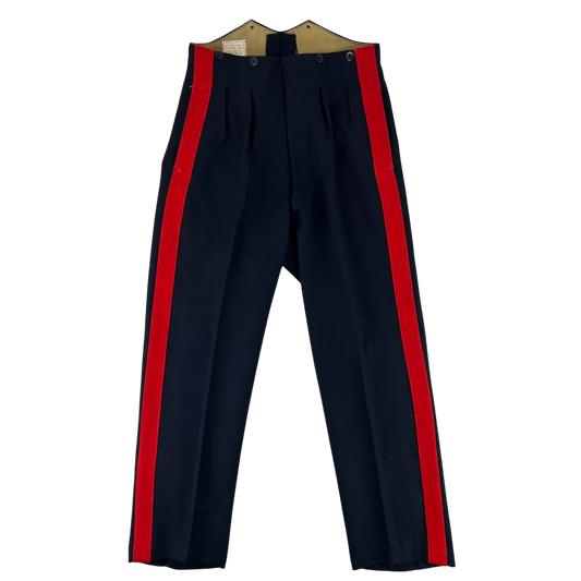 British Army 1950's Footguards No 1 Blues Dress Trousers - W33 L31
