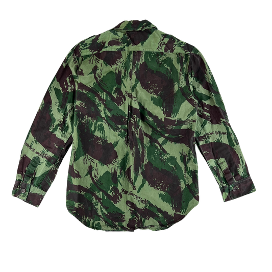 Portuguese Army M63 Lizard Camouflage Long Sleeve Shirt - Small