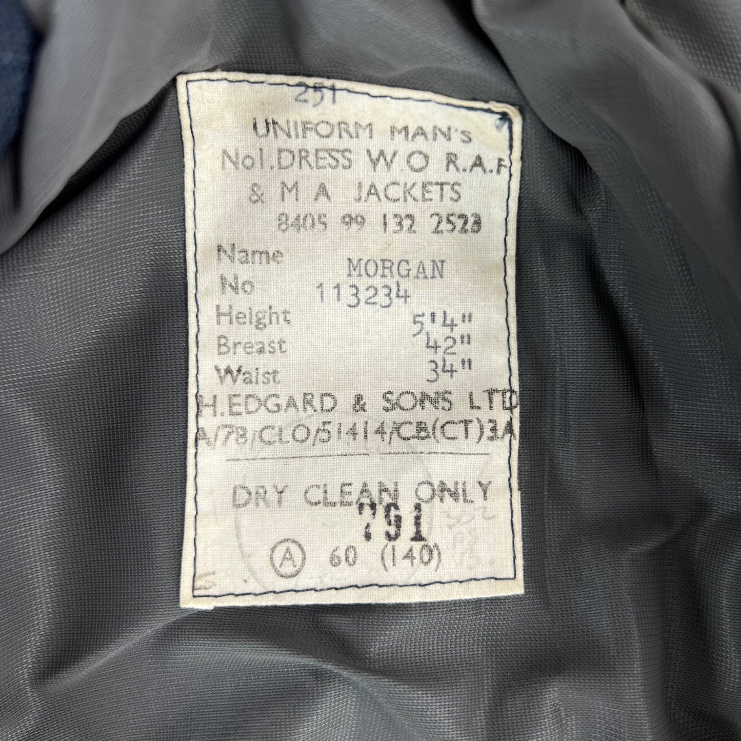 British Air Force RAF No. 1 W.O. Dress Jacket - ROC - Medium