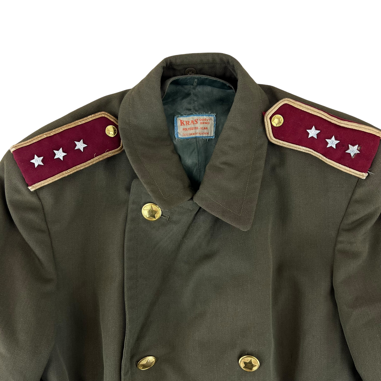 Czechoslovak People's Army Officer's Trench Coat - Medium