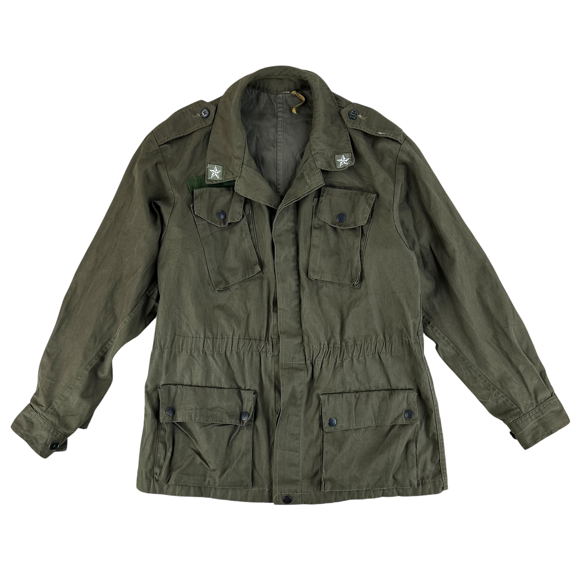 Italian Army Olive Drab Roma 75 Safari Jacket - Medium