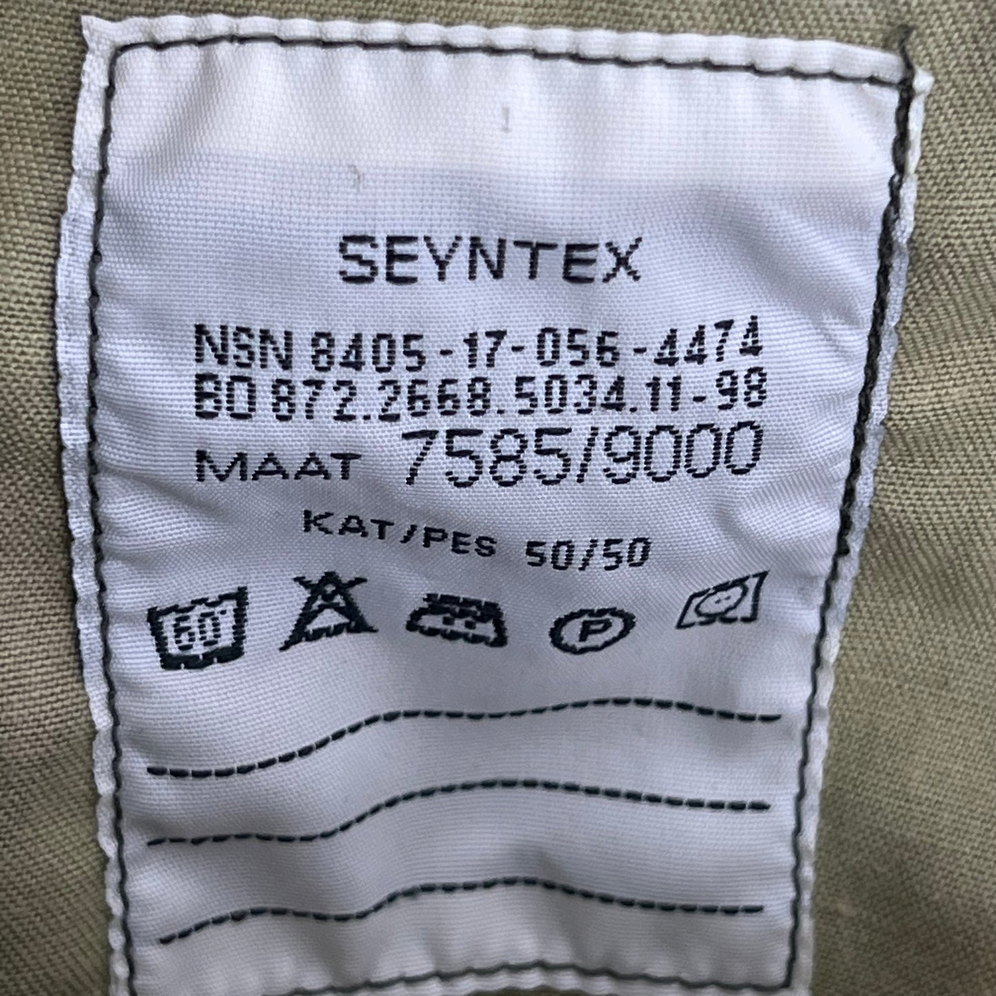 Dutch Army M93 DPM Woodland Camouflage Combat Trousers - W41 L30