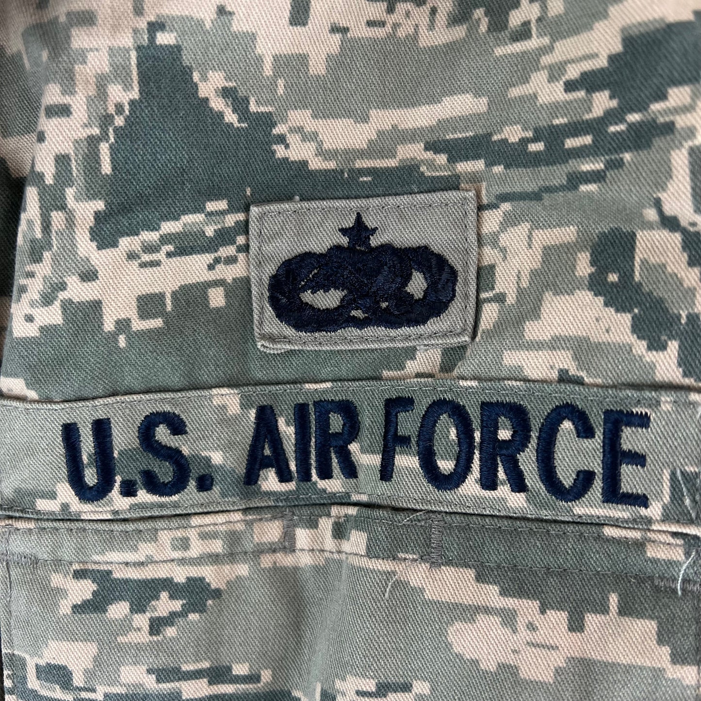 US Air Force Digital Tiger Stripe Pixel Camouflage BDU Jacket - Medium 38R