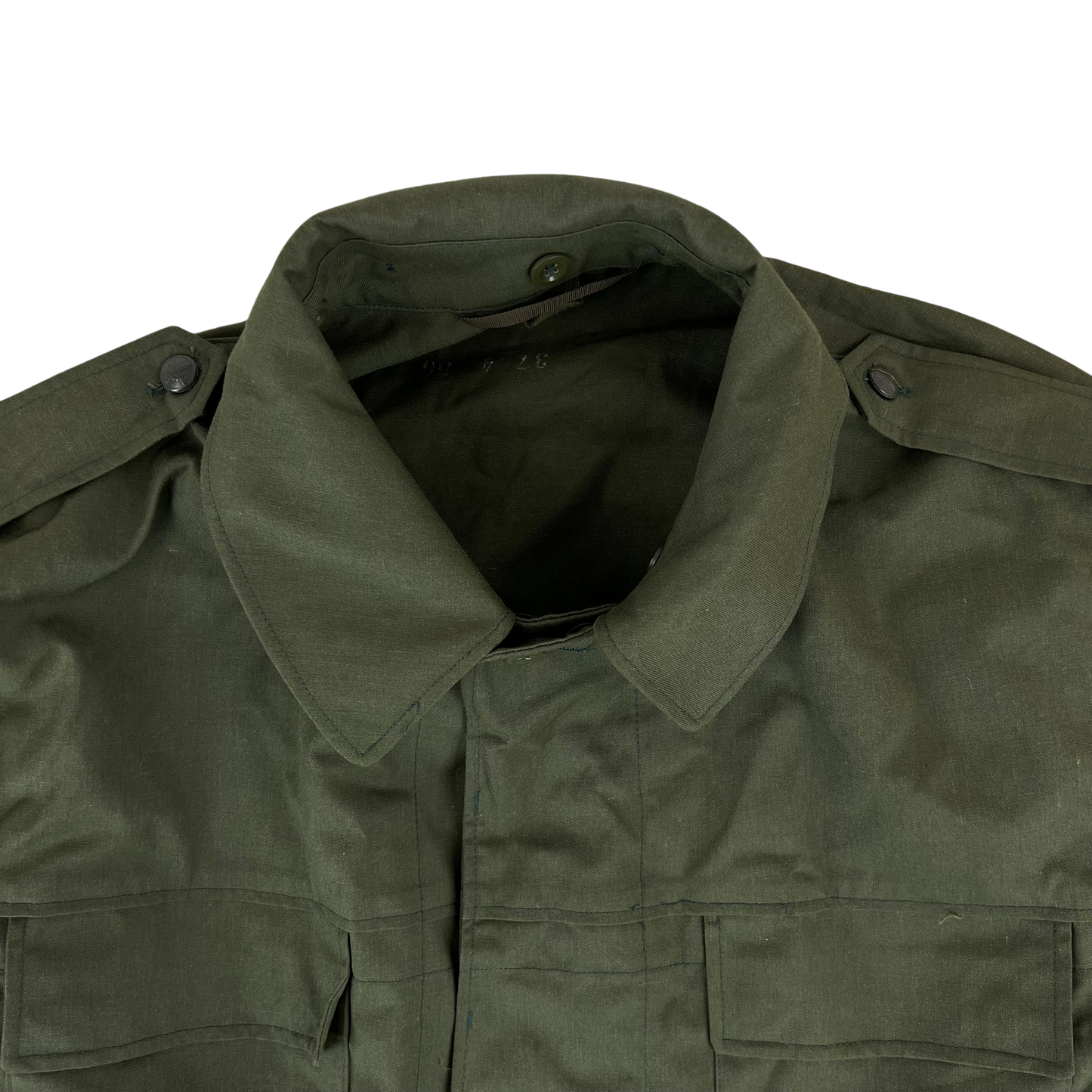 Czechoslovak Army M85 Field Parka Olive Green w/ Belt - X Large 188/112