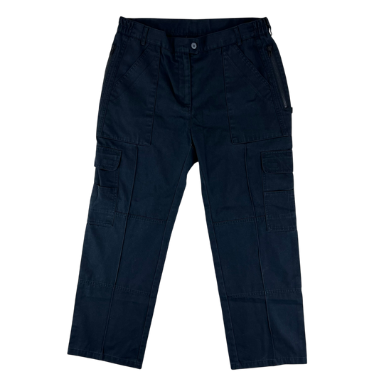 British Police Women's MoD Black Utility Trousers - W37 L29.5 16XL