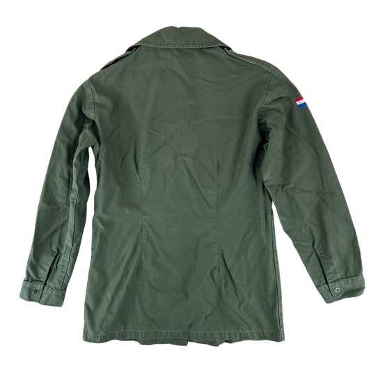 Dutch Army 80s Field Shirt Green Long Sleeve - Medium