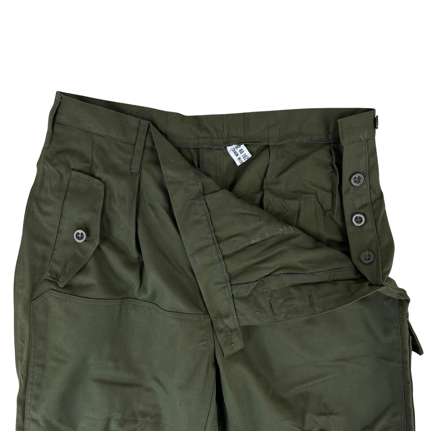 Czechoslovak Army M85 Women's Olive Green Trousers - W31 L30.5