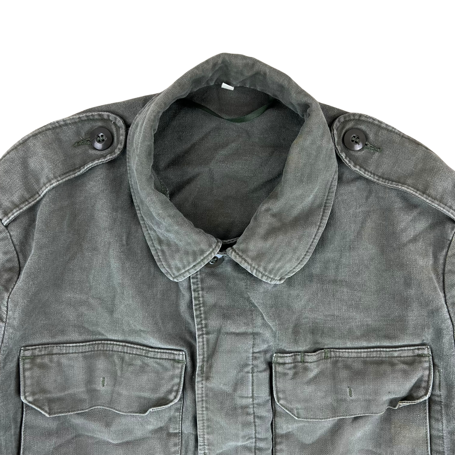 West German Army Shirt Field Grey Long Sleeve - Medium