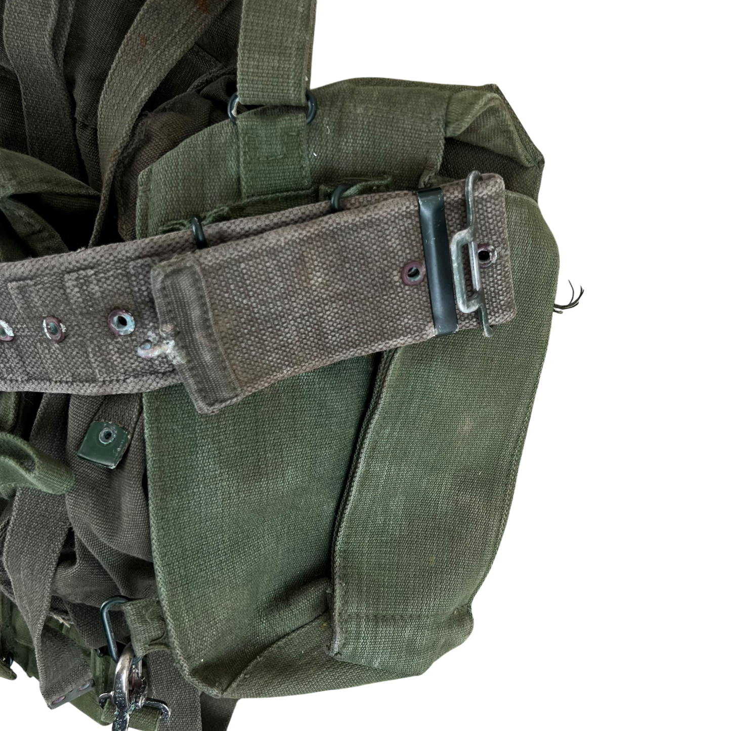 British Army 58 Pattern Webbing Yoke & Pouch Set - Medium