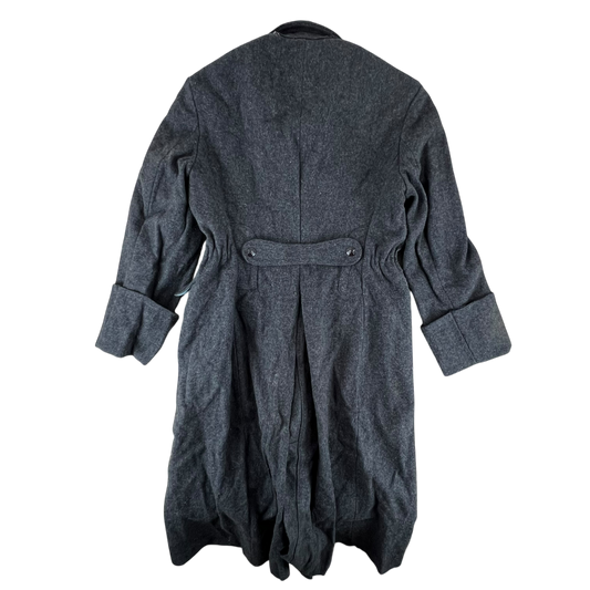 Bulgarian People's Army 80s Grey Wool Greatcoat - Medium