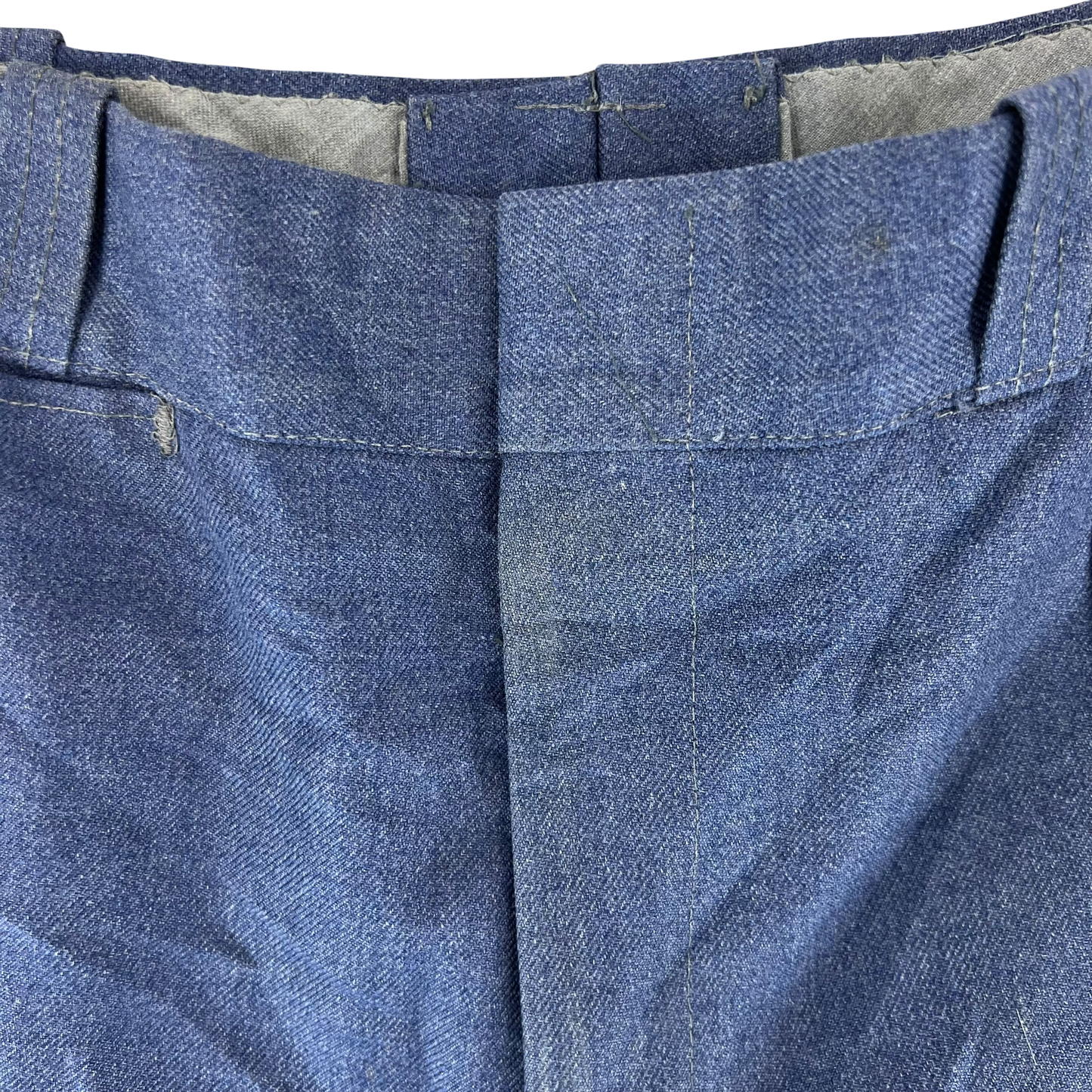 US Police Vintage Sheriff's Piped Blue Trousers - W33 L28