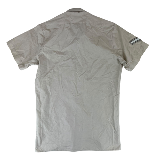 British Army Mens Fawn Shirt Short Sleeve - Medium C37cm