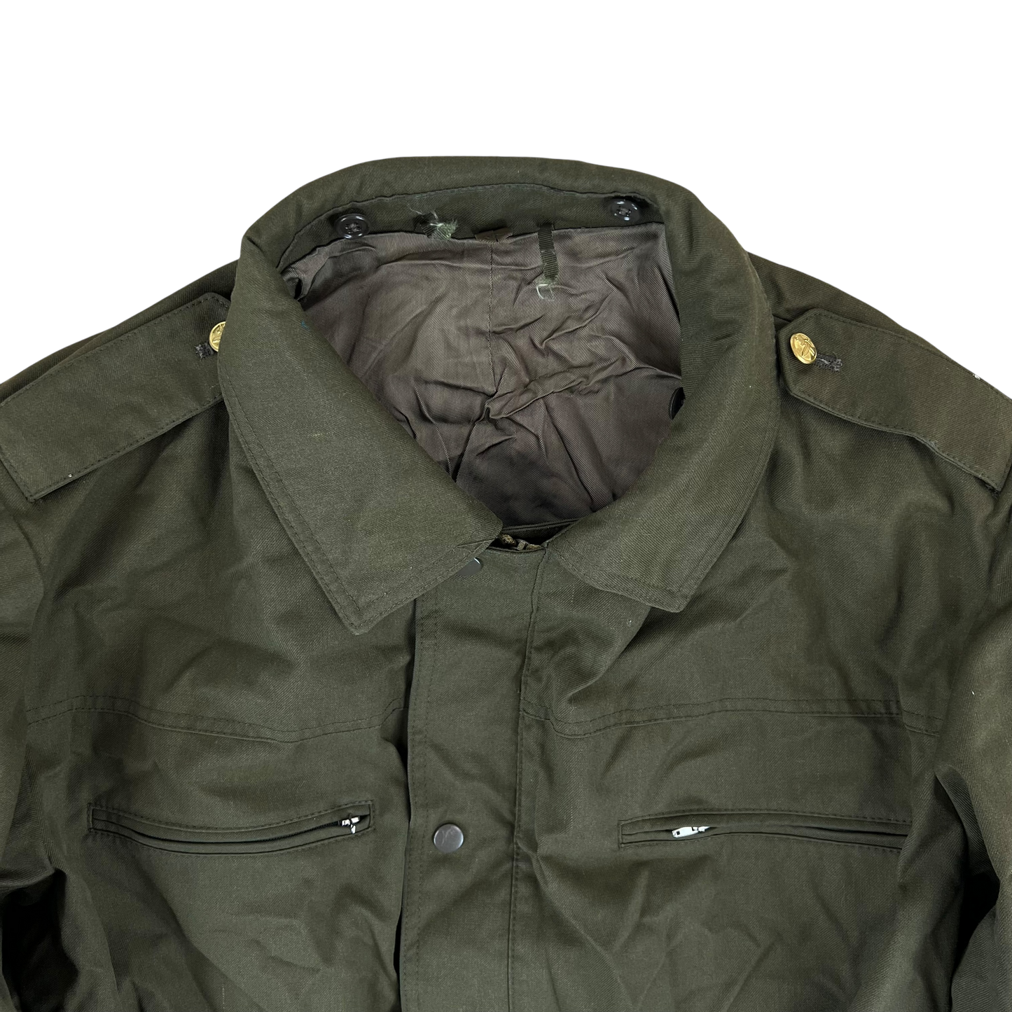 Czechoslovak Army M85 Guard's Coat Olive Green - Medium