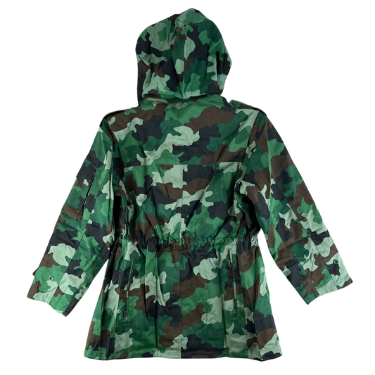Serbian Army M93 Oak Leaf Camouflage Parka w/ Thermal Liner - Medium 172/100