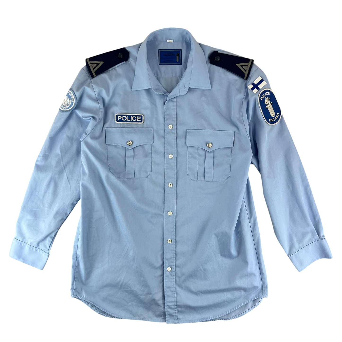 Finnish Police Shirt Long Sleeve - X Large C43
