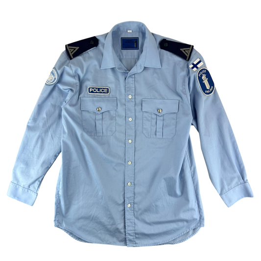 Finnish Police Shirt Long Sleeve - X Large C43