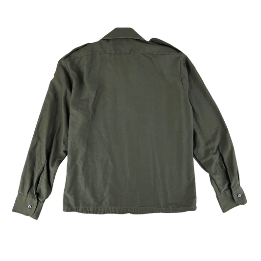 German Army Olive Green Long Sleeve Field Shirt - Medium GrNr 3