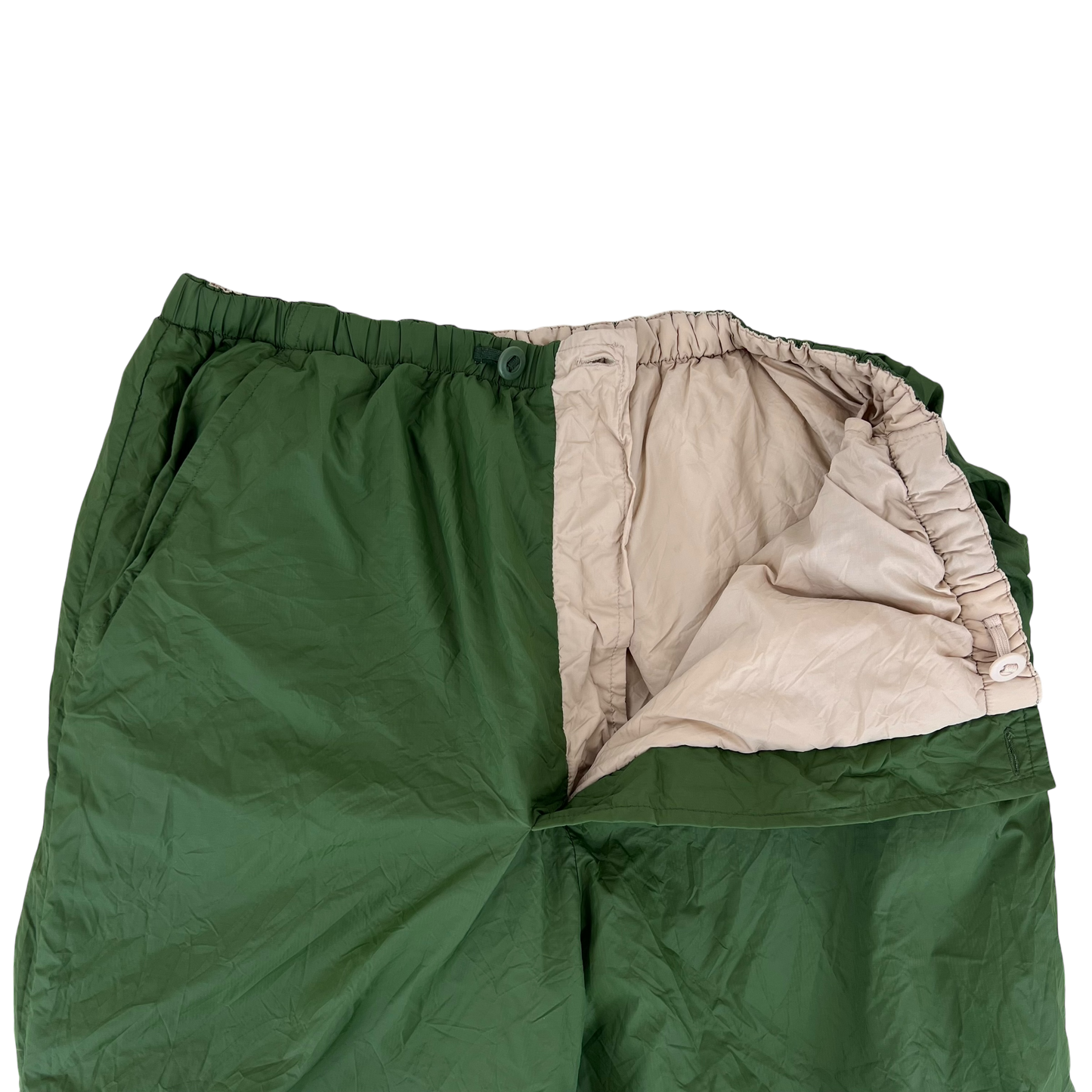 British Army Reversible Thermal Olive Green / Tan Quilted Trousers - Medium