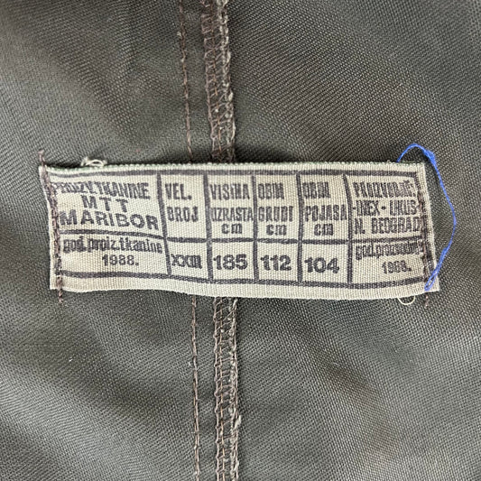 Yugoslav Army M77 Olive Green Parka - X Large