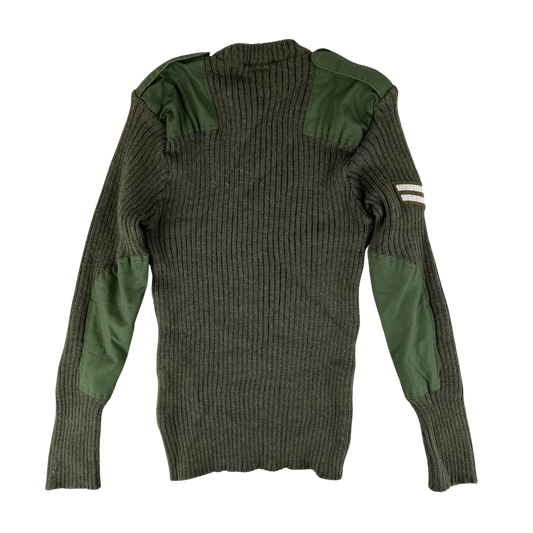 British Army Olive Green Pullover Jumper - Large 112cm