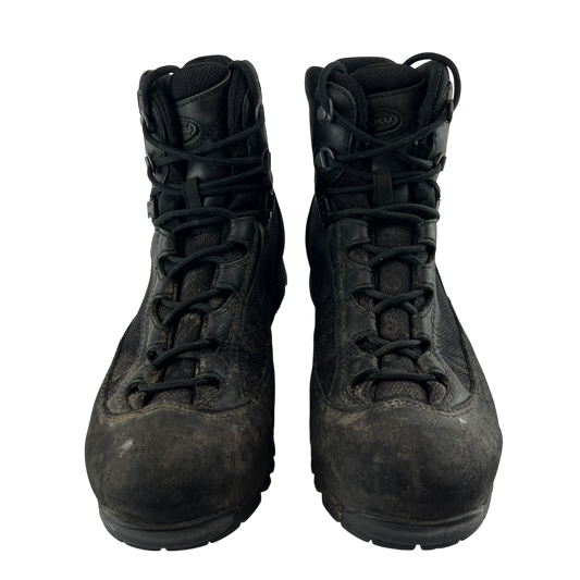 British Army AKU Black Combat Boots - Size 8M