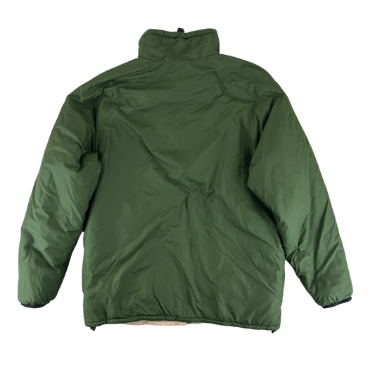 British Army Reversible Thermal Olive Green / Tan Quilted Jacket - Large