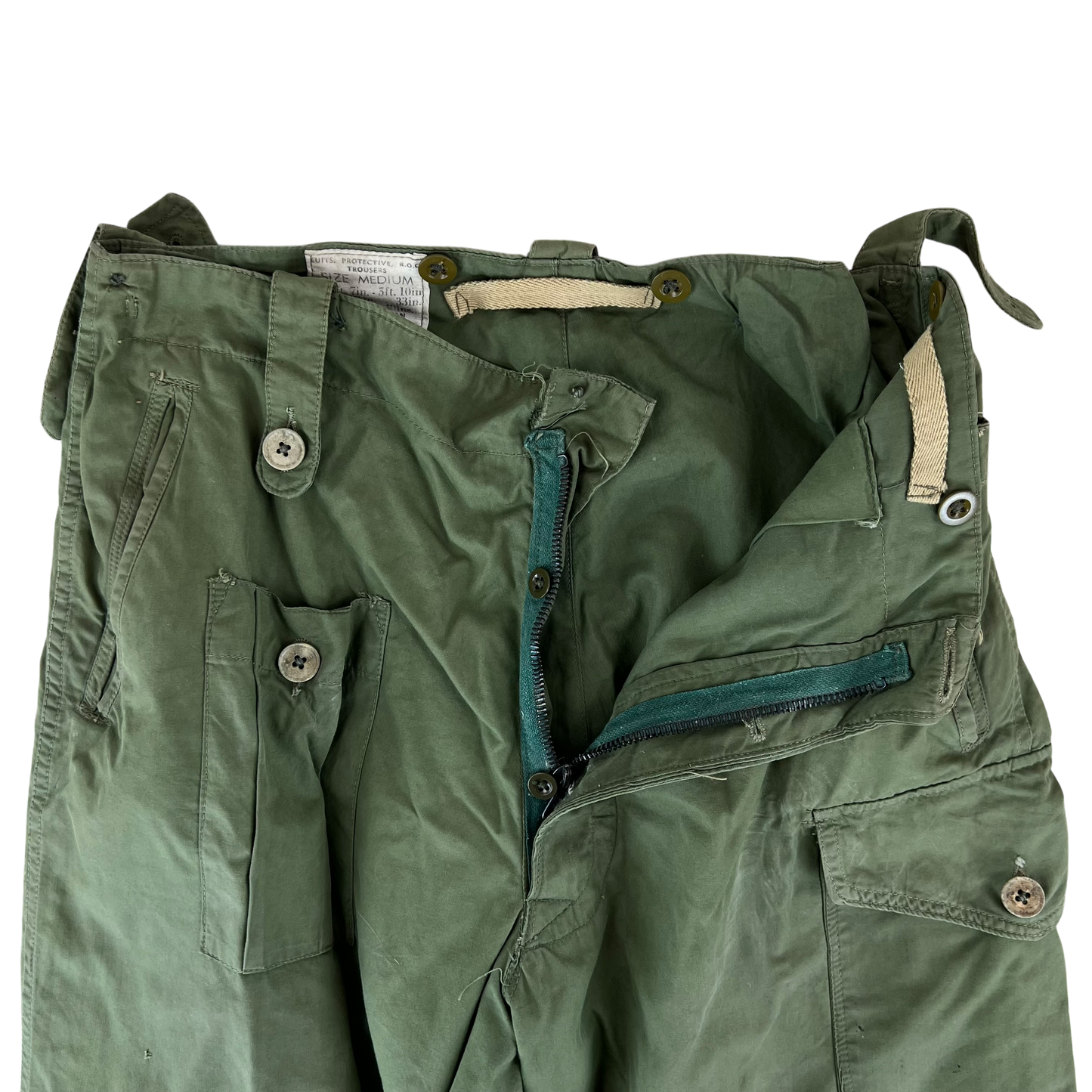 British Army Protective Trousers Royal Observer Corps 1953 - W33 L28.5