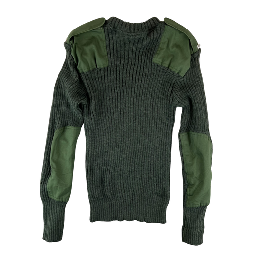 British Army Olive Green Pullover Jumper - Medium 94cm