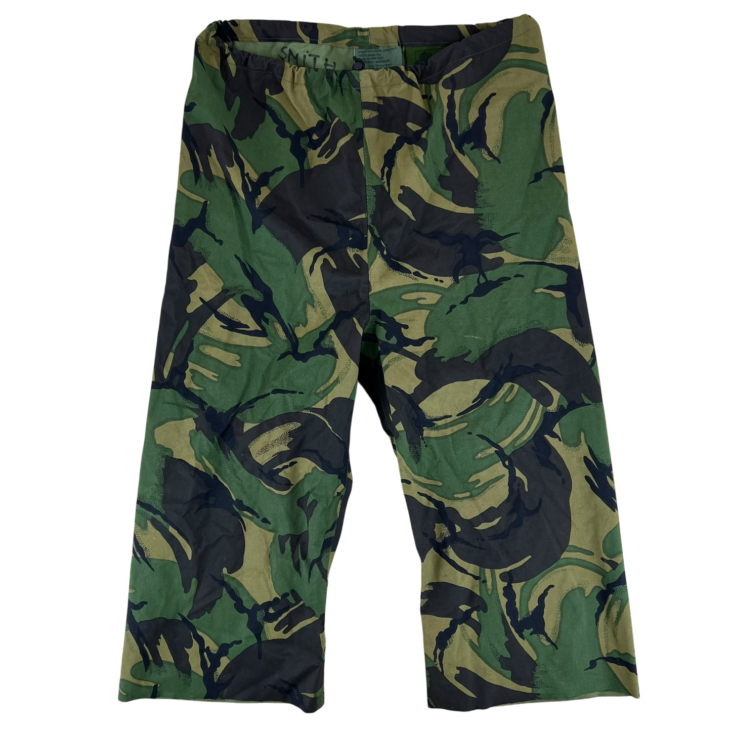 British Army Woodland DPM Camouflage MVP Waterproof Trousers Shorts - W32-36