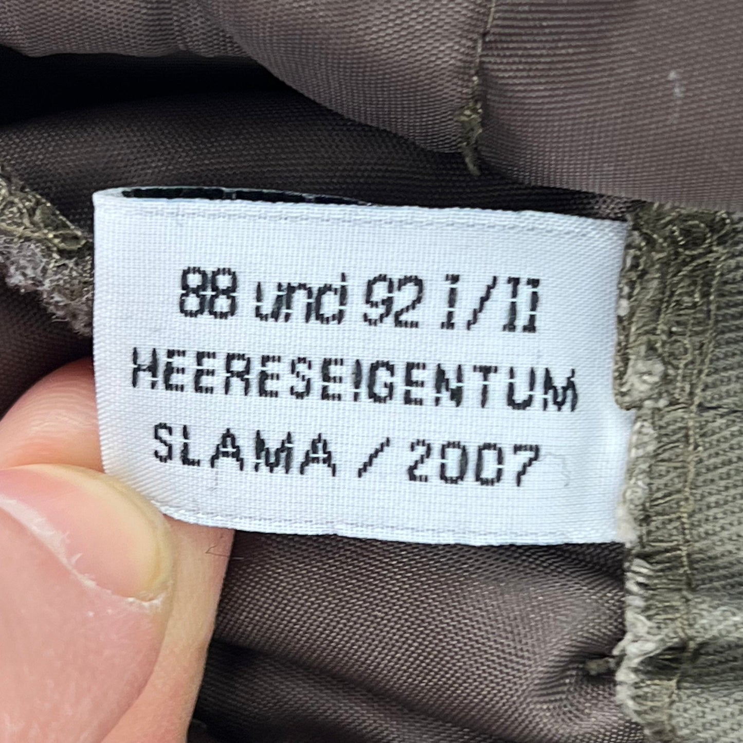 Austrian Army Thermal Trouser Liners - W36 L23.5 88-92 I/II