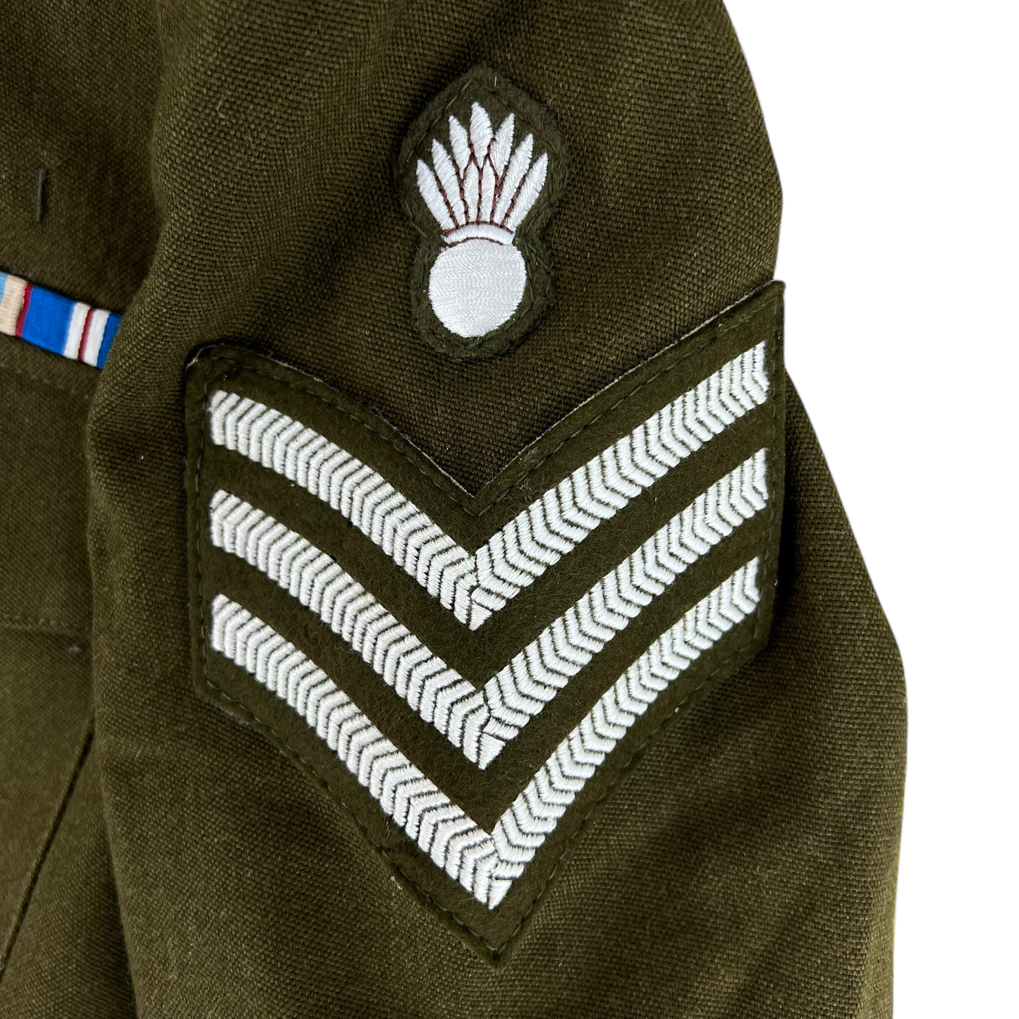 British Army 1980 Pattern No. 2 Olive Green Dress Jacket - Royal Engineers - Medium 176/96