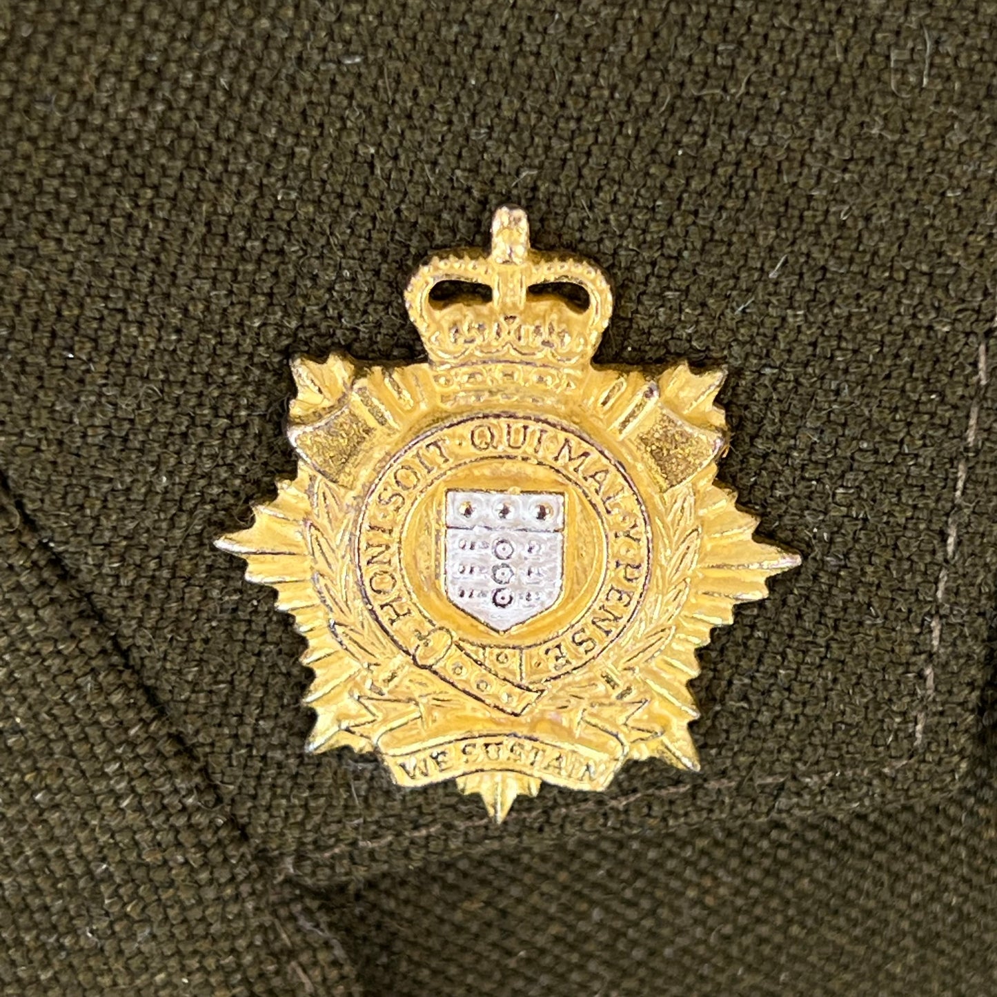 British Army 1980 Pattern No. 2 Olive Green Dress Jacket - RLC - Medium 182/96