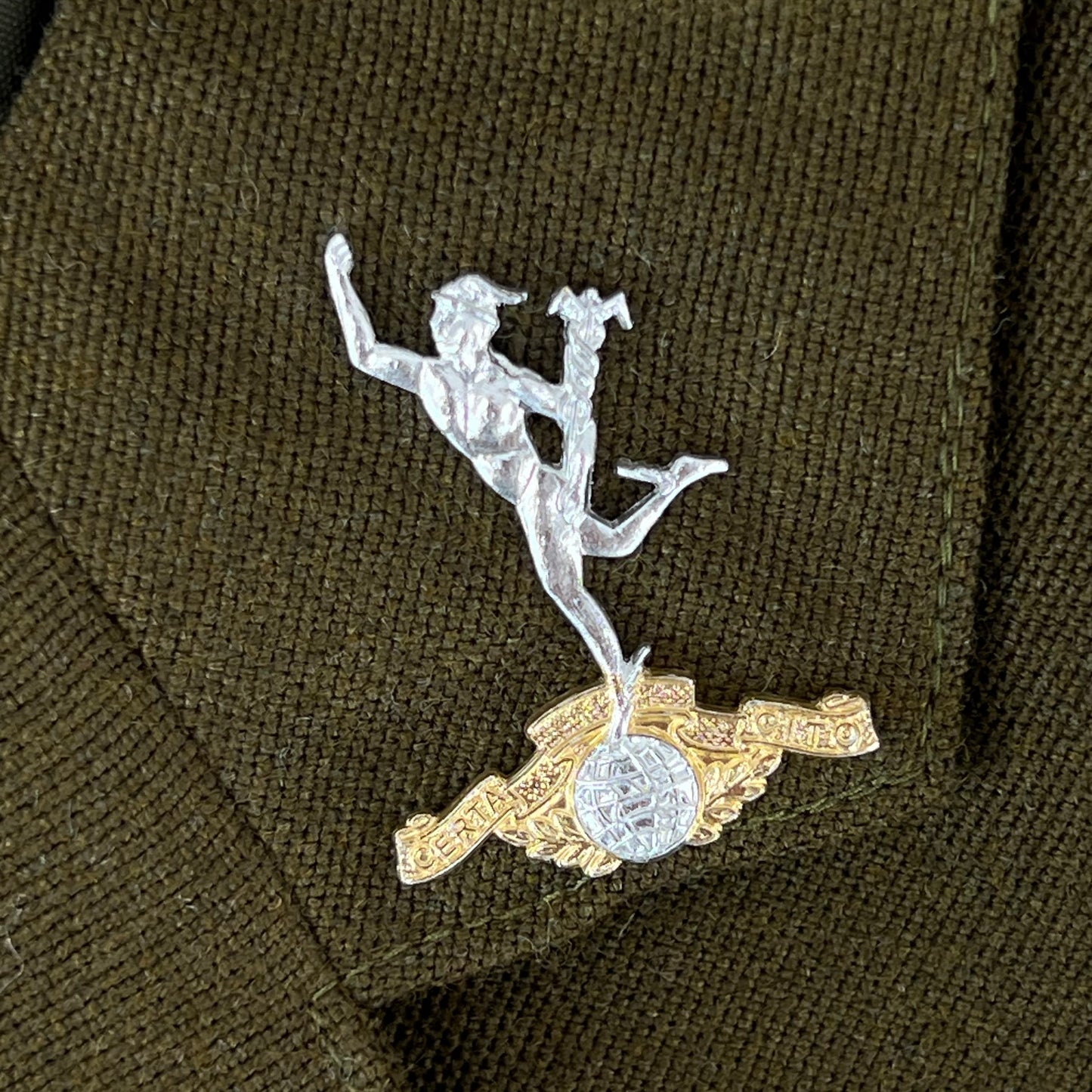 British Army 1980 Pattern No. 2 Olive Green Dress Jacket - Royal Signals - Medium 176/96