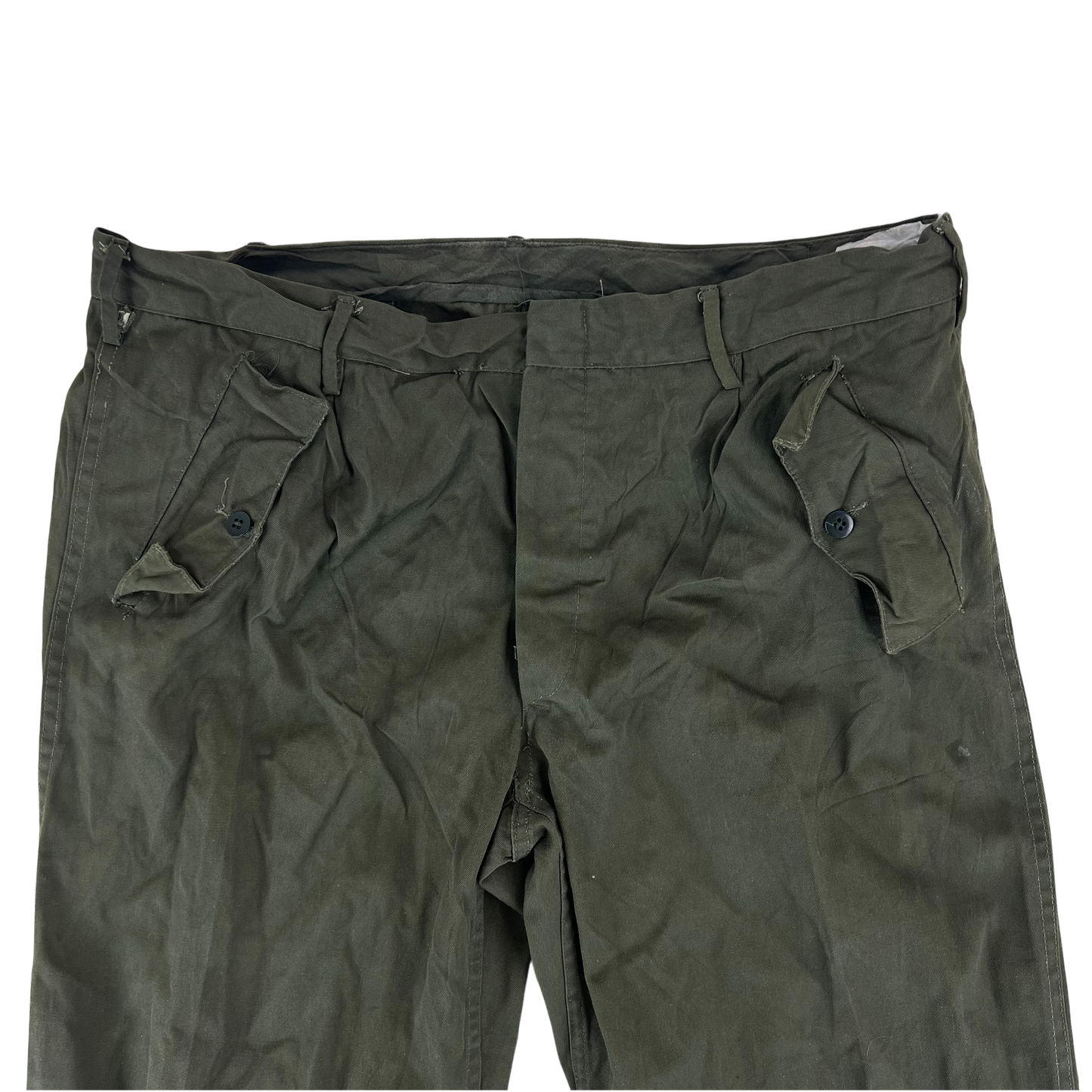 Italian Army Olive Drab Roma 75 Trousers - W36 L30.5