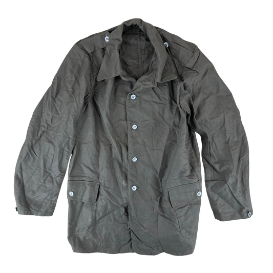 Swedish Army M40 "Grötrock" Brown Work Jacket - Medium