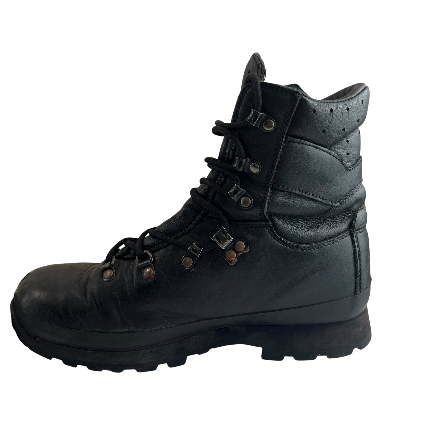 British Army Altberg Defender Black Combat Boots - Size 7L