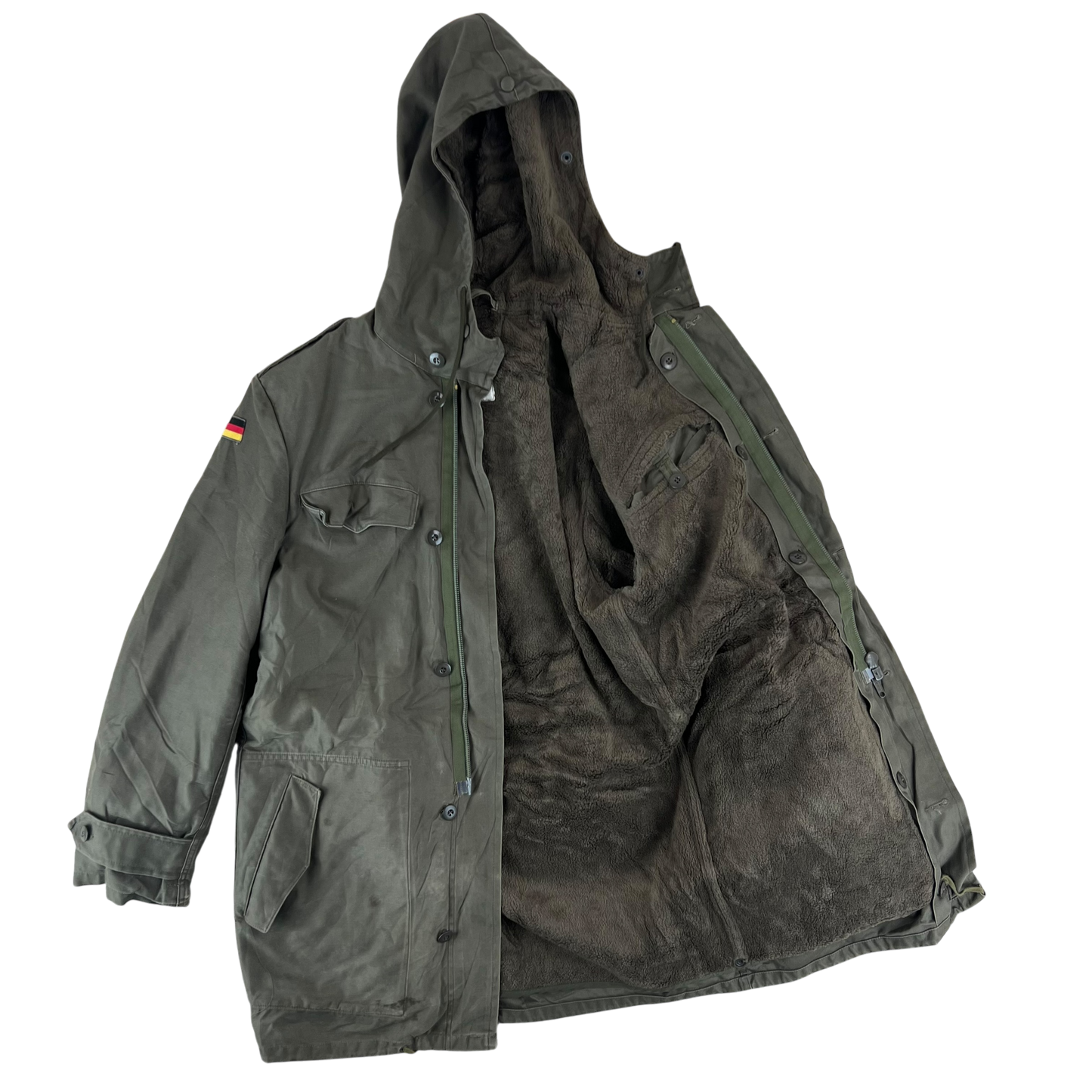 German Army Parka w Thermal Liner Olive Drab - Medium