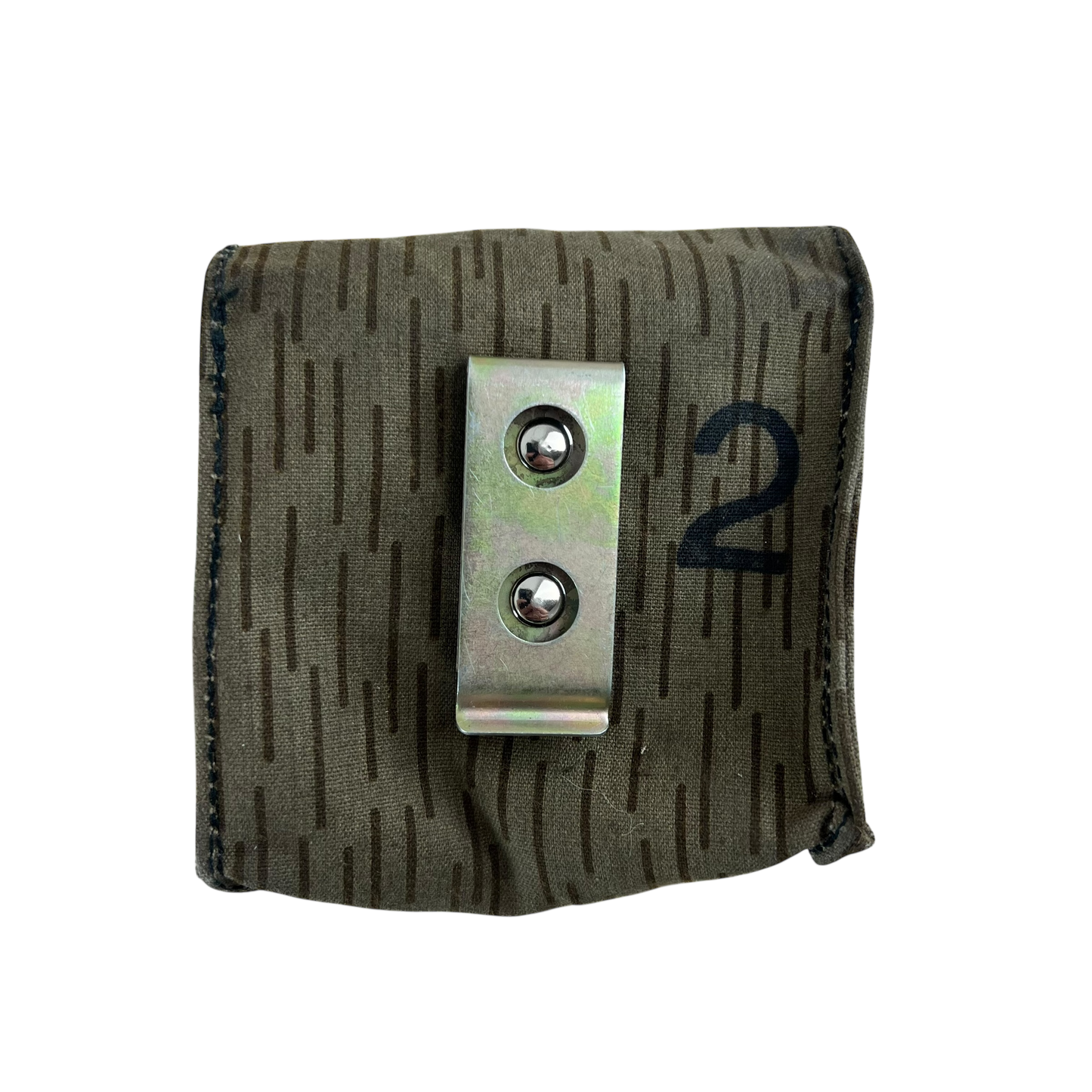 East German Army NVA DDR Strichmuster "Rain Drop" Camo Pouch