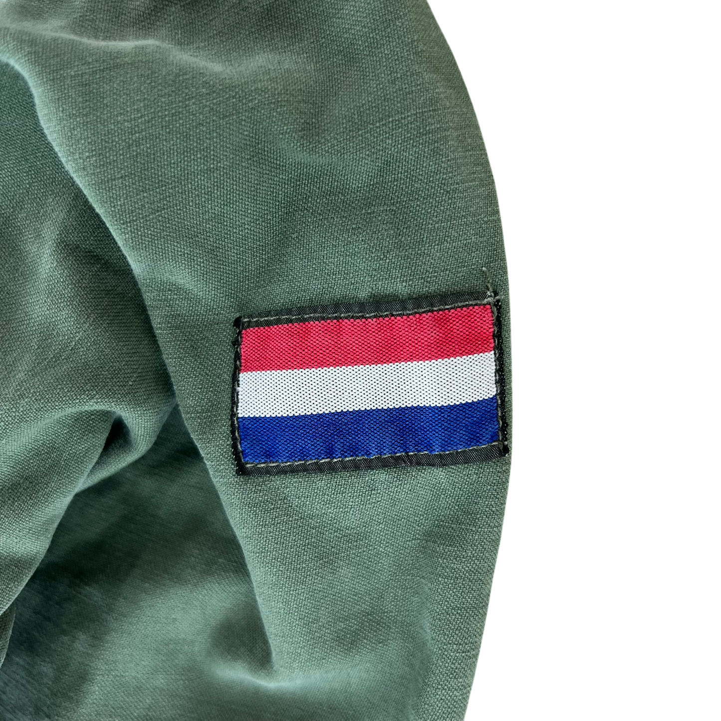 Dutch Army Field Shirt Jacket Green Long Sleeve - Large